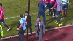 La emotiva celebración de jugadores de Wilstermann con Mosquera