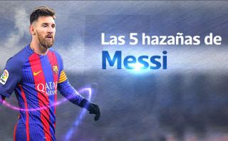 Las cinco hazañas en la carrera de Lionel Messi con Barcelona