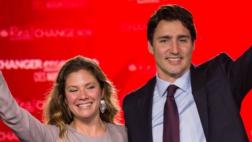 Esposa de Trudeau pide celebrar a hombres en el Día de la Mujer