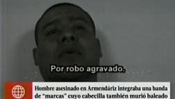 Crimen en Armendáriz: ‘Nene malo’ era un prontuariado 'marca'