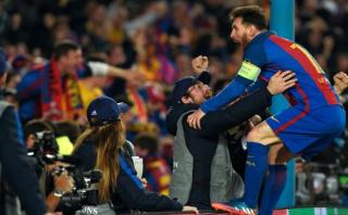 Lionel Messi y un desaforado festejo como nunca antes lo hizo