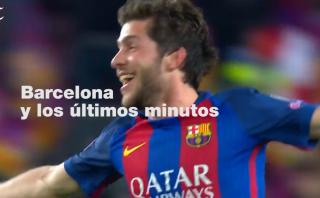 Barcelona y sus goles más importantes en los últimos minutos