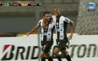 Santos silenció a hinchas de Sporting Cristal con este golazo