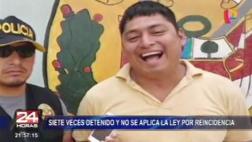 Fue detenido por séptima vez y se burla de la Policía