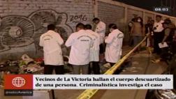 La Victoria: hallan restos óseos humanos al lado de basural
