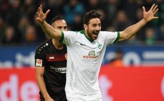 Bremen igualó 1-1 ante Leverkusen con tanto de Claudio Pizarro