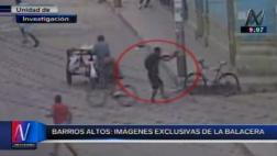 Barrios Altos: impactantes imágenes del ataque de sicarios