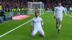 Sergio Ramos volvió a salvar al Real Madrid con este cabezazo