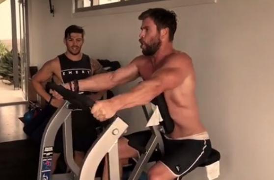 Chris Hemsworth se prepara así para interpretar a "Thor"