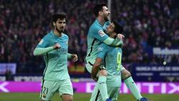 Barcelona venció 2-1 al Atlético y lidera la Liga Santander