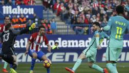 Messi anotó así gol del triunfo de Barcelona ante el Atlético