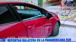 Chorrillos: un herido tras balacera en la Panamericana Sur
