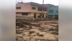Chosica: fuertes huaicos bloquearon la Carretera Central