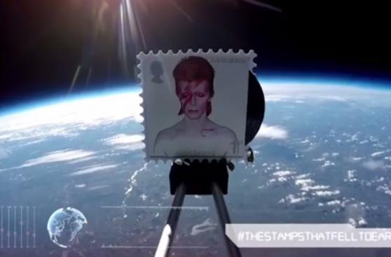 Lanzan al espacio sellos especiales en homenaje a David Bowie