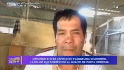 Impactante relato del esposo de mujer que sobrevivió a huaico