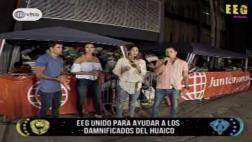 "Esto es guerra" apoya a damnificados por lluvias y huaicos