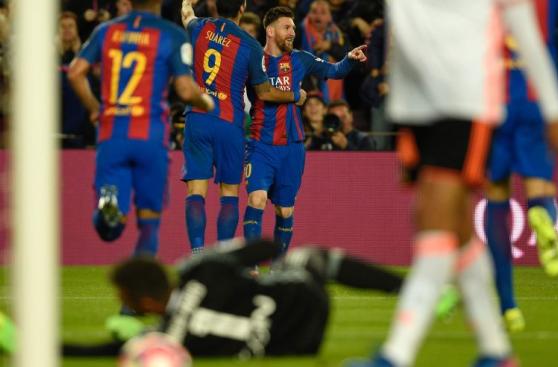 CUADROxCUADRO del gol de derecha de Lionel Messi ante Valencia