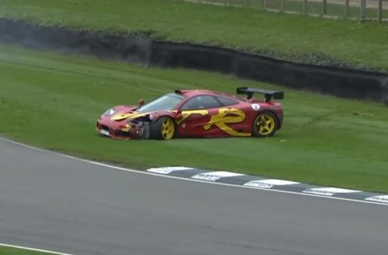 Baterista de Pink Floyd estrelló su McLaren F1 GTR