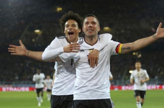 Podolski se despidió de la selección alemana con este golazo