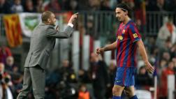 Ibrahimovic acusó a Pep Guardiola de ser problemático en Barza