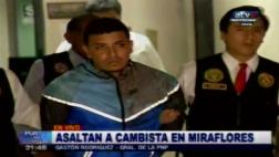 Asaltan y balean a cambista en Miraflores
