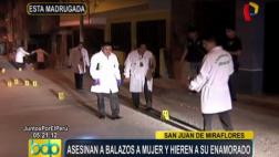 San Juan de Lurigancho: sicarios matan de 7 balazos a una joven