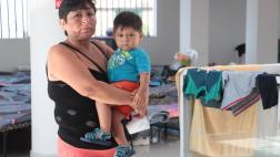 Voz desde un refugio: "Solo tuve tiempo para sacar a mi nieto"
