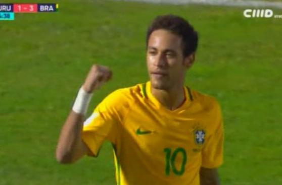 Neymar: impresionante golazo a Uruguay da vuelta al mundo