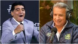 Ecuador: Maradona respalda a Lenín Moreno en segunda vuelta