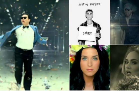 Los videos musicales más vistos en la historia de YouTube