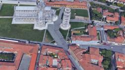 La Torre de Pisa vista desde Google Maps