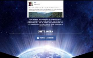 Apoya desde Facebook a la Hora del Planeta de esta noche