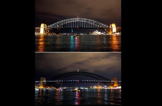 Países apagan sus luces por la Hora del Planeta [FOTOS]