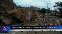 Lambayeque: desborde de río La Leche bloquea Panamericana Norte