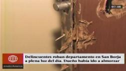 San Borja: se fue a almorzar y delincuentes vaciaron su casa