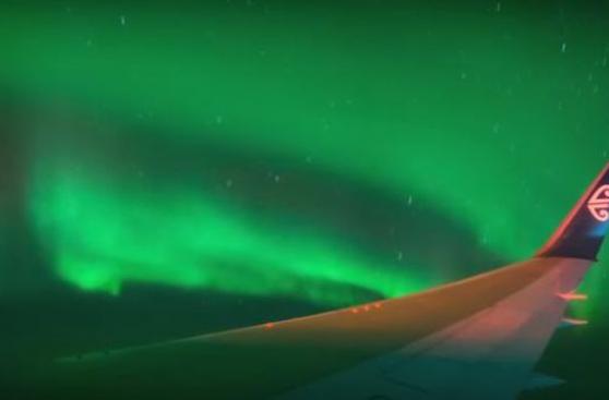 Avión voló únicamente para que pasajeros vean aurora austral