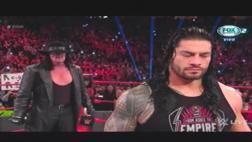 WWE Raw: The Undertaker amenazó a Reigns antes de Wrestlemania