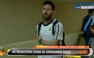 Lionel Messi llegó al Hernando Siles de La Paz e hizo esto