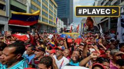 Chavistas marcharon en Caracas contra sesión de la OEA