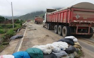 Cajamarca: rehabilitan parcialmente tránsito hacia la costa