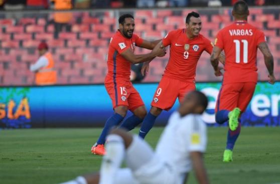 Chile venció 3-1 a Venezuela y está en puestos de clasificación