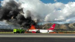 Investigarán incendio de avión de Peruvian Airlines en Jauja