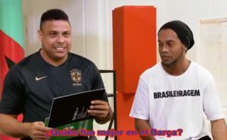 Ronaldo y Ronaldinho en curiosa entrevista: ¿Quién fue mejor?