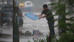 Fuerte lluvia cae esta tarde sobre Piura