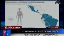 Ica: confirman siete casos de zika en la región