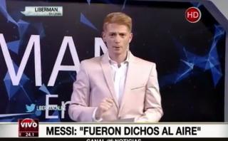 Liberman asegura que Messi le da "vergüenza" y lo critica así