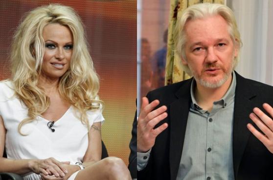 ¿Pamela Anderson y Julian Assange tienen un romance?