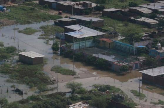 Piura: provincia de Morropón bajo el agua tras horas de lluvia