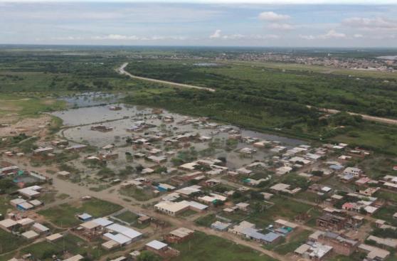 Piura: provincia de Morropón bajo el agua tras horas de lluvia