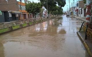 Áncash: río Sechín se desborda y llega a Plaza de Armas